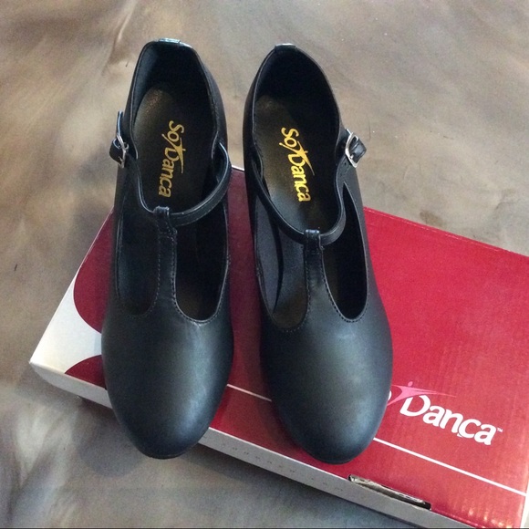 So Danca CH54 T-Strap Character Shoe 2 Heel